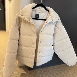 Cream Puffer Jacket